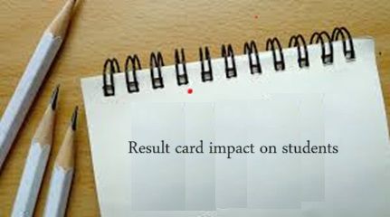 Result card impacts on students