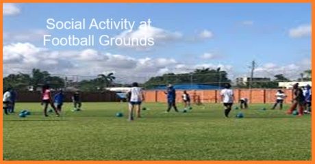 Social Activity at Football Grounds