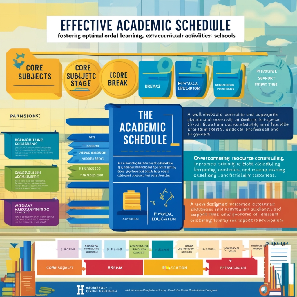 An effective academic schedule