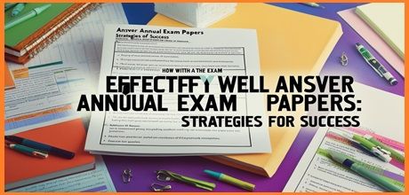 How to Effectively Answer Annual Exam Papers: Strategies for Success