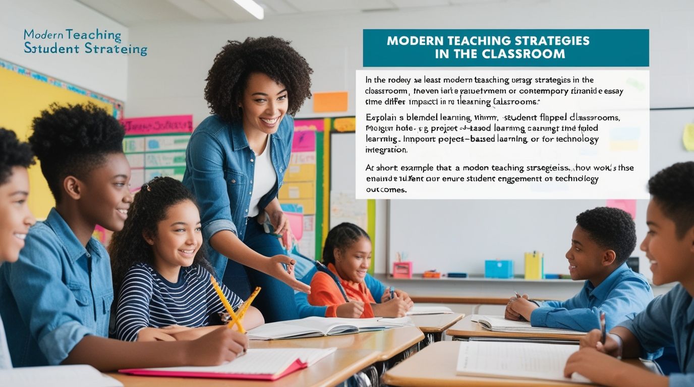 Modern Teaching Strategies in the Classroom