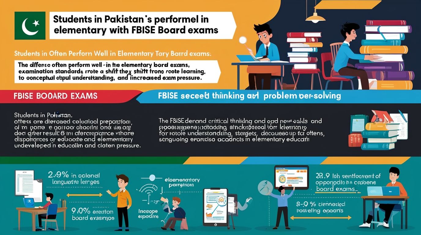 Why Students Often Fail in FBISE Board Level Exams Despite Good Performance in Elementary Boards in Pakistan