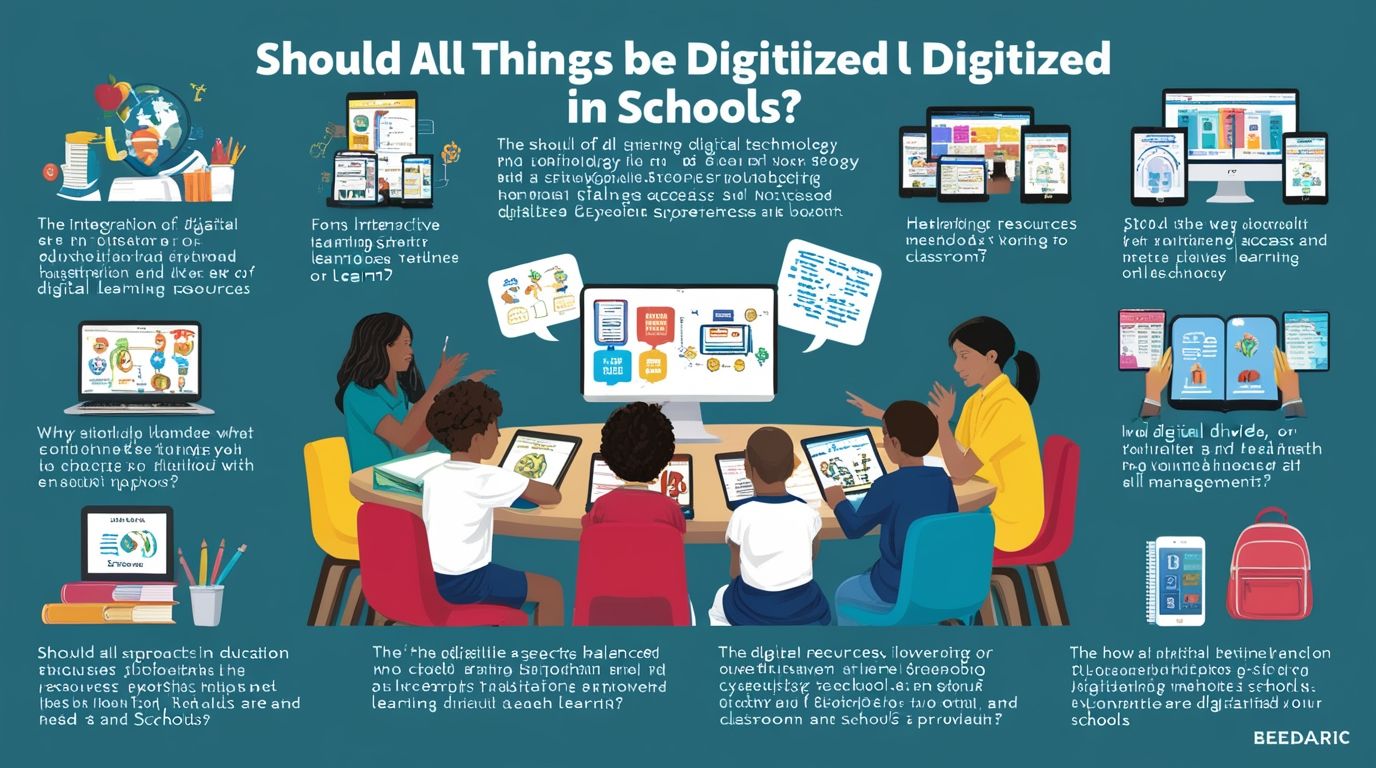 Should All Things Be Digitized in Schools?