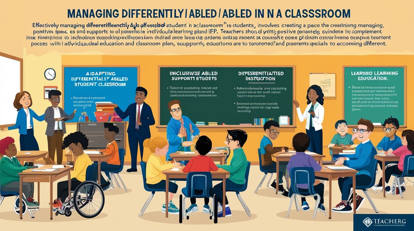 Managing Differently Abled People in a Classroom During Teaching