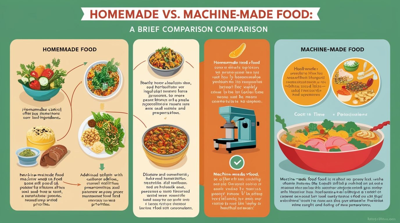 Homemade vs. Machine-made Food