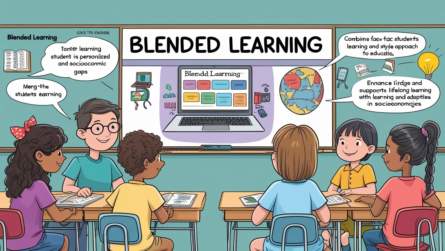 Blended Learning Bridging Traditional and Modern Education