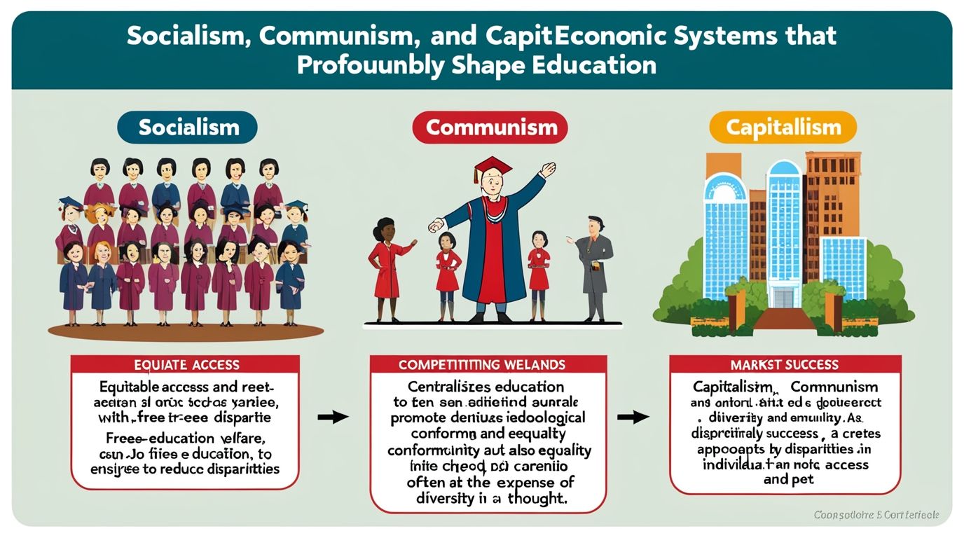 Differences Among Socialism, Communism, and Capitalism and Their Impact on Education