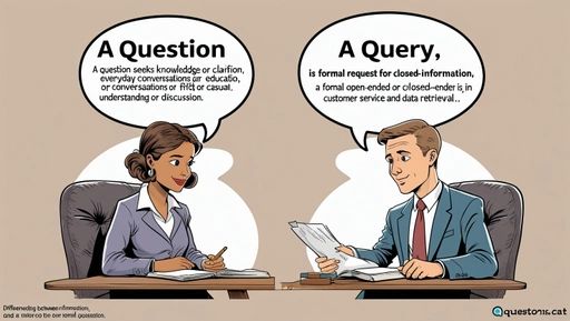 Differentiation Between Question and Query