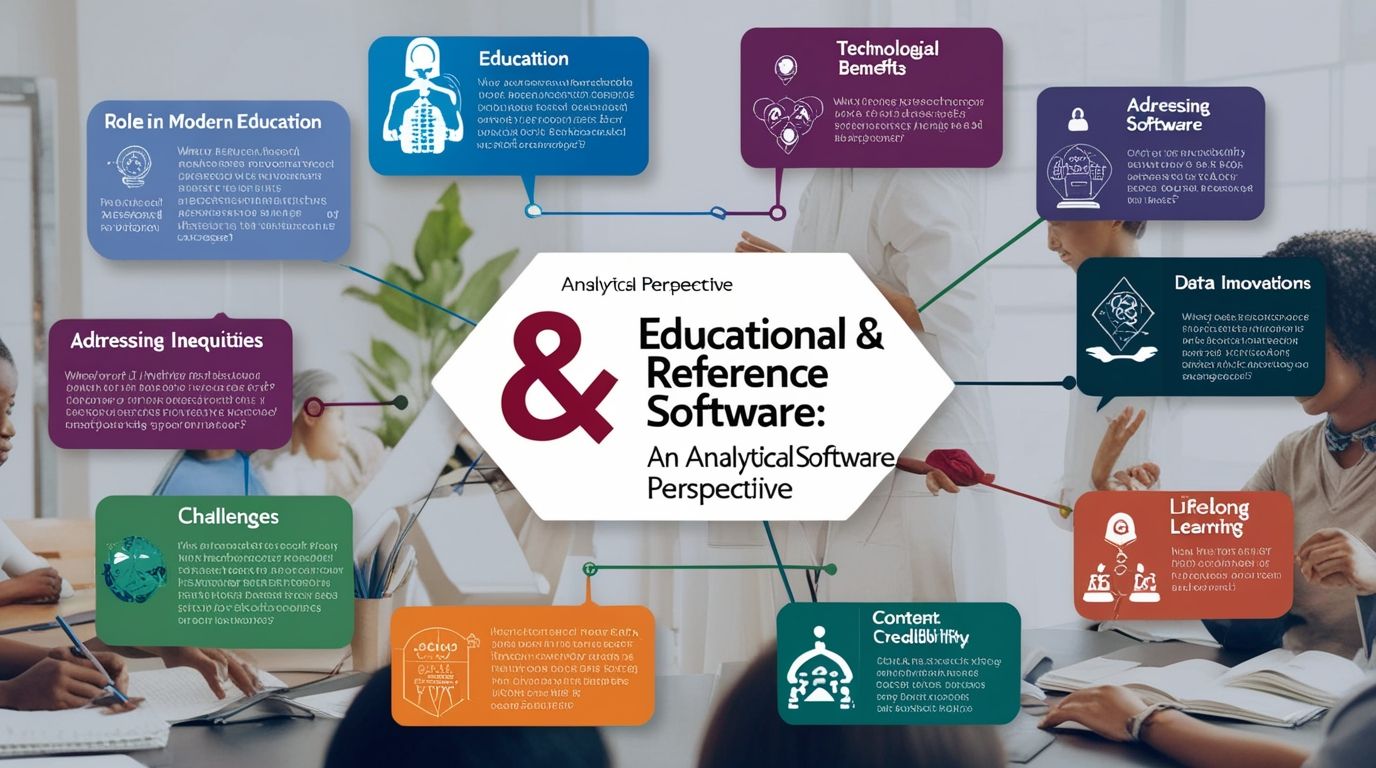 Here are concise prompts for discussing Educational & Reference Software An Analytical Perspective Role in Modern Education How does educational software enhance personalized learning and accessibility in today's classrooms Technological Benefits What are the key advantages of integrating AI-driven tools in educational software Addressing Inequities How can educational software bridge the digital divide in underserved regions Challenges What are the risks of over-reliance on educational software, and how can they be mitigated Future Innovations How might VR and AR technologies revolutionize educational software in the coming years Data Security Concerns Why is data privacy critical for educational platforms, and what safeguards should be implemented Lifelong Learning How do platforms like Coursera or LinkedIn Learning contribute to continuous skill development Gamification Impact What role does gamification play in maintaining learner engagement Content Credibility Why is ensuring the accuracy of reference software content essential, and how can platforms achieve it Balancing Approaches How can traditional teaching methods complement the use of educational software