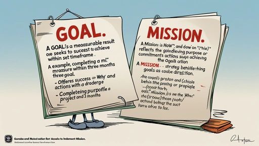 Goal vs. Mission Grasping the Difference