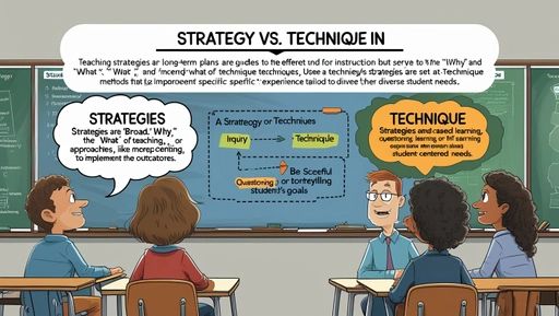 Strategy vs. Technique in Instruction