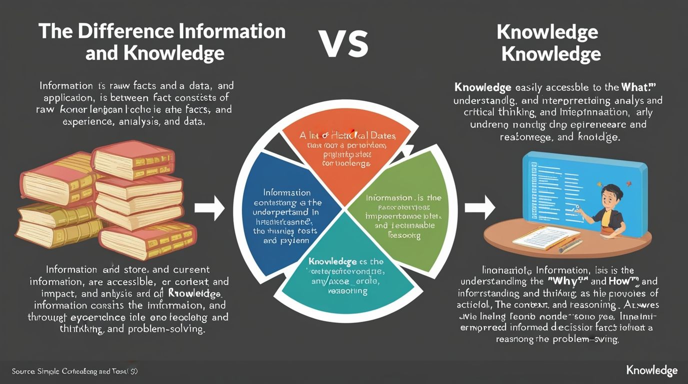 The Difference Between Information and Knowledge