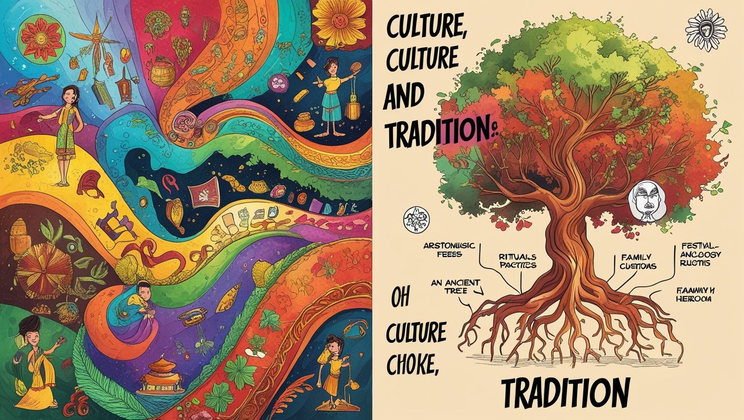 Culture vs. Tradition Differences and Interconnections