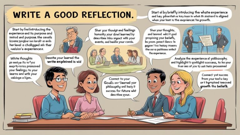 How to write a good reflection - Teachers Guide