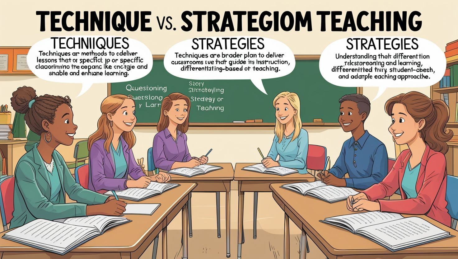 Techniques vs. Strategies in Classroom Teaching