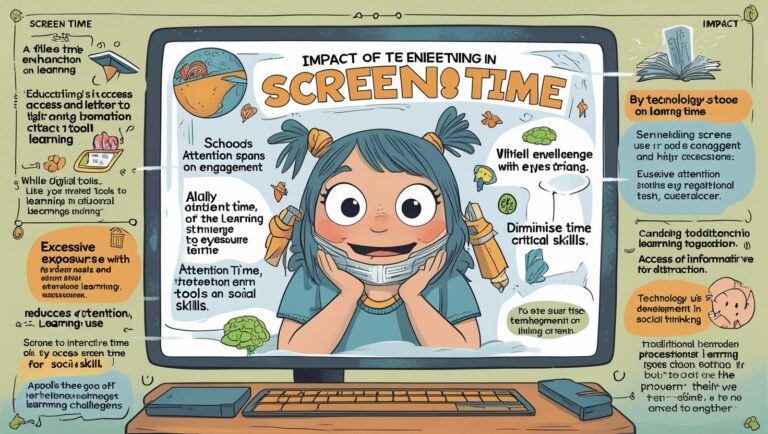 The Impact of Screen Time on Learning in Education
