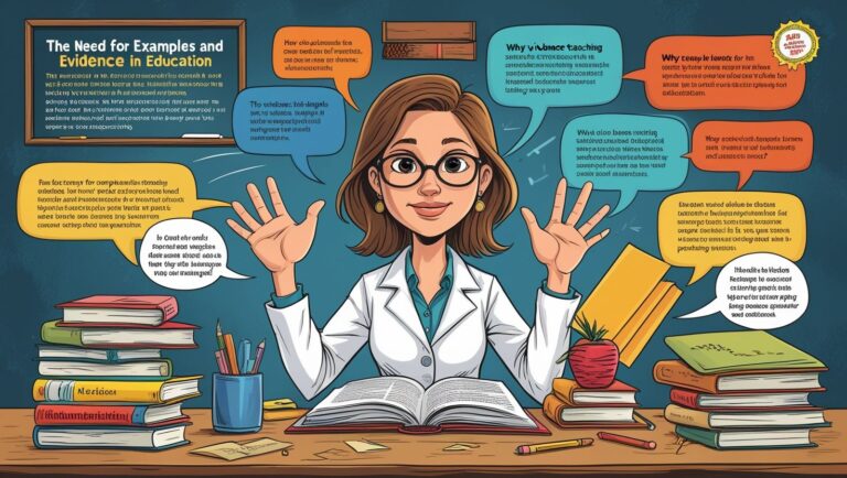 The Need for Examples and Evidence in Education