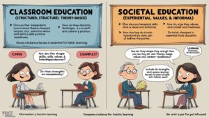 Classroom vs. Society Education