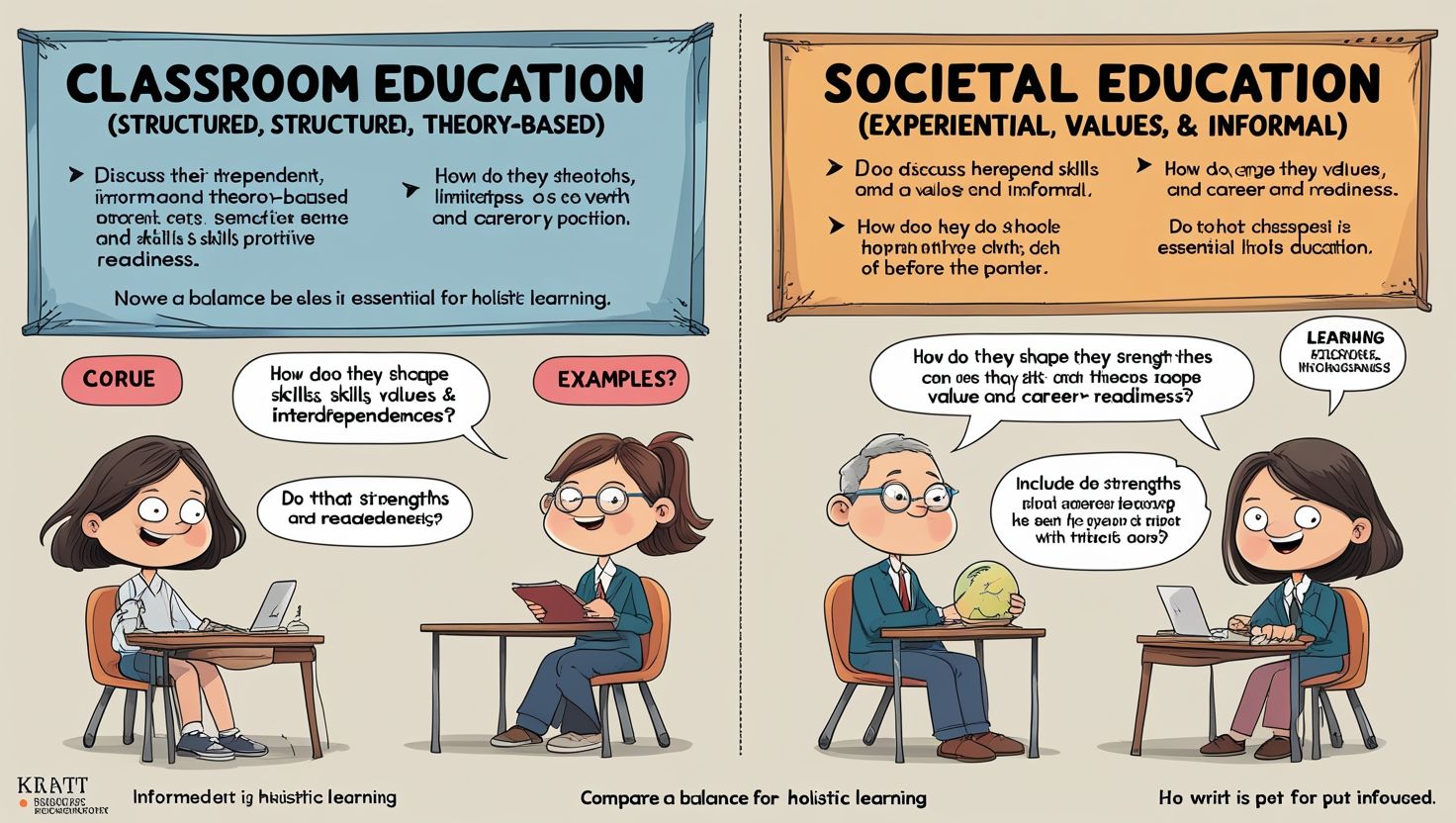Classroom vs. Society Education