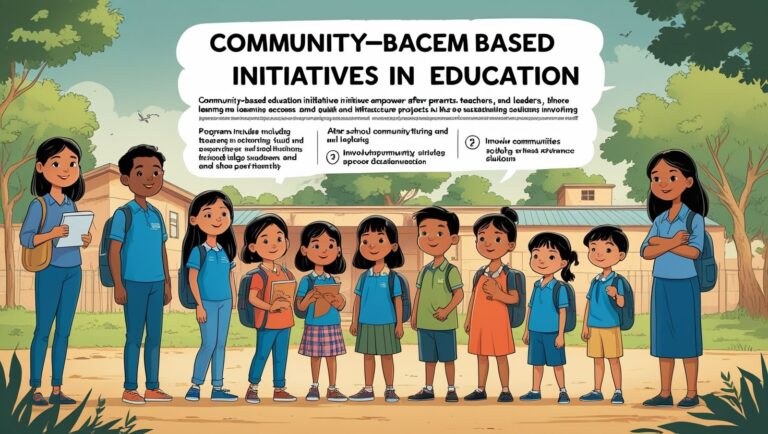 Community-Based Initiatives in Education, Community-based initiatives in education refer to localized efforts where community members