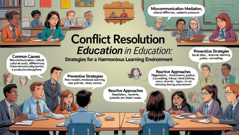 Conflict Resolution in Education Strategies for Learning Environment