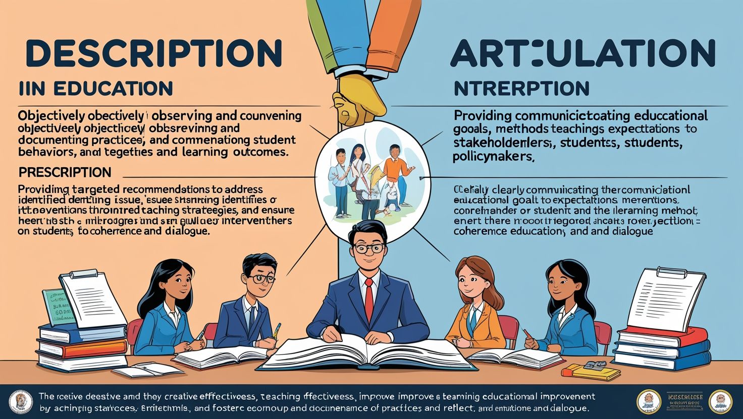 Description, Prescription and Articulation in Education