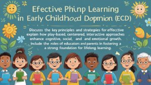 Effective Learning in Early Childhood Development (ECD) - Teachers Guide