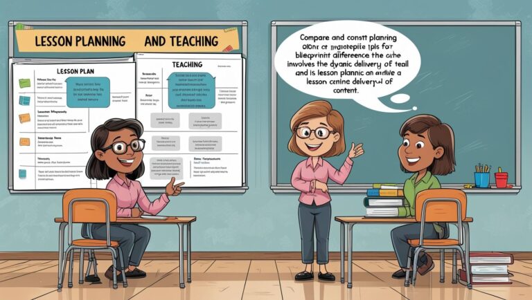 Lesson Plan vs. Teaching in Education - Teachers Guide