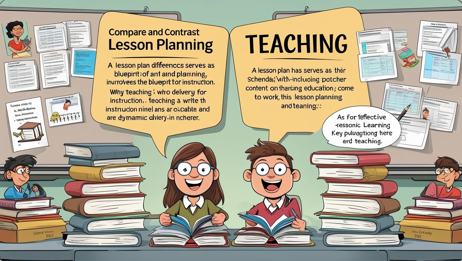 Lesson Plan vs. Teaching in Education
