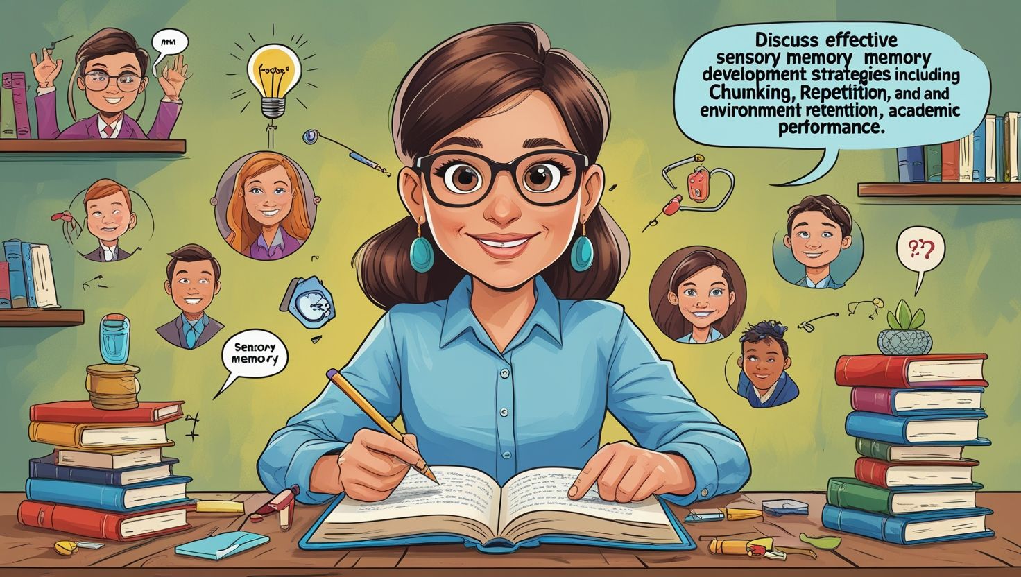 Sensory Memory Development Strategies in Learning