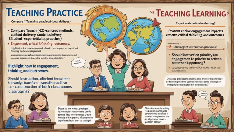 Teaching Practice vs. Teaching Learning