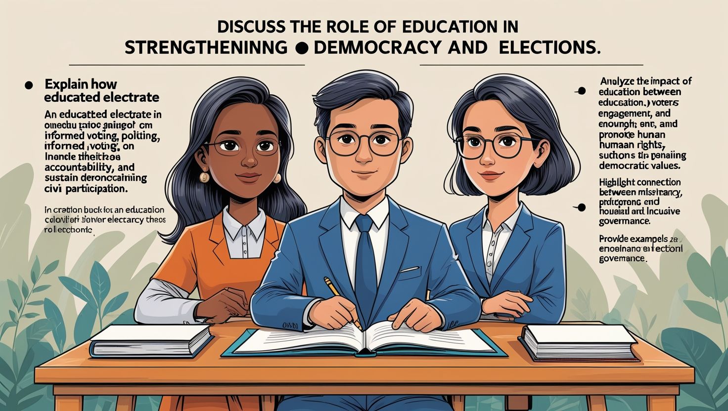 The Role of Education in Democracy and Elections