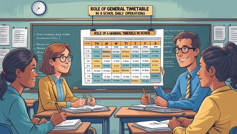 The role of a General Timetable in a school