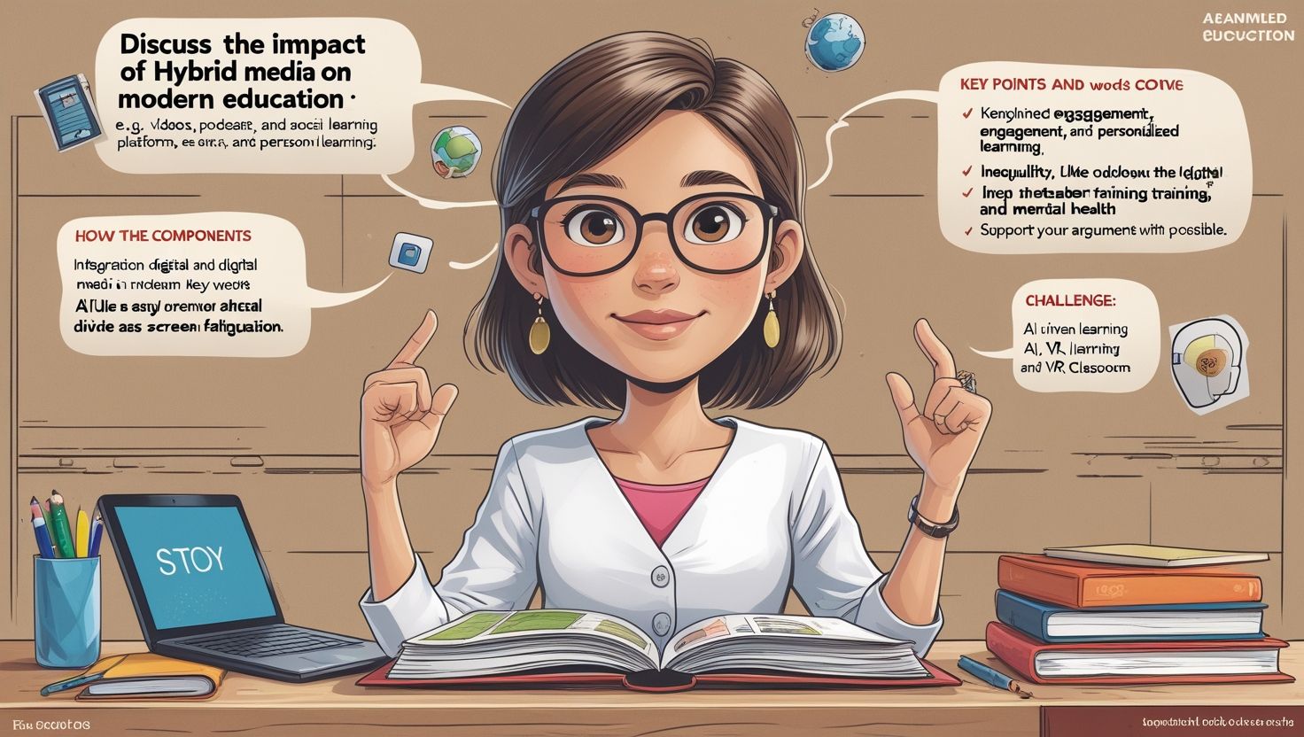 Impact of Hybrid Media on Education