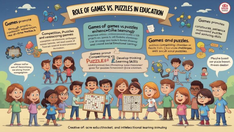 Role of Games vs. Puzzles in Education
