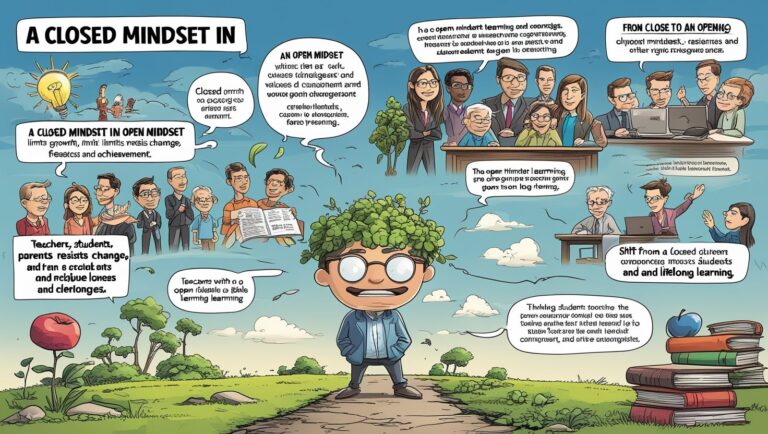 Closed Mindset vs. Open Mindset Impact on Education