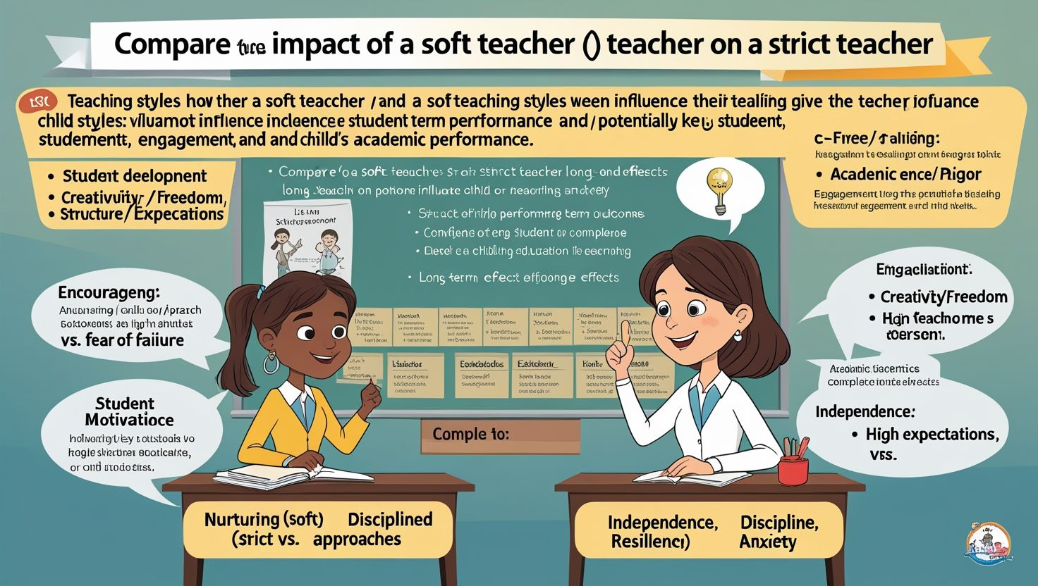 Soft Teacher vs. Strict Teacher Impact on Child Learning