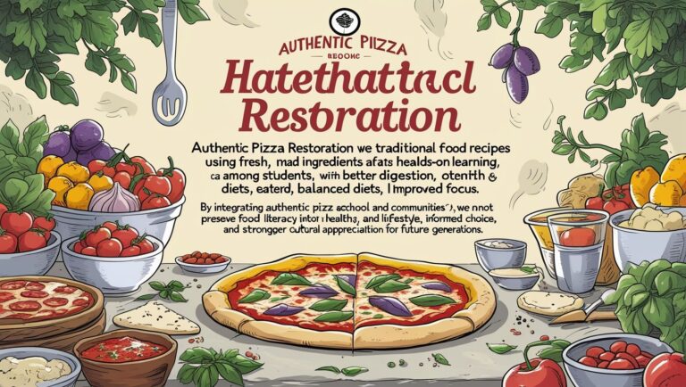 Authentic Pizza Restoration and its Impact on Education and Health