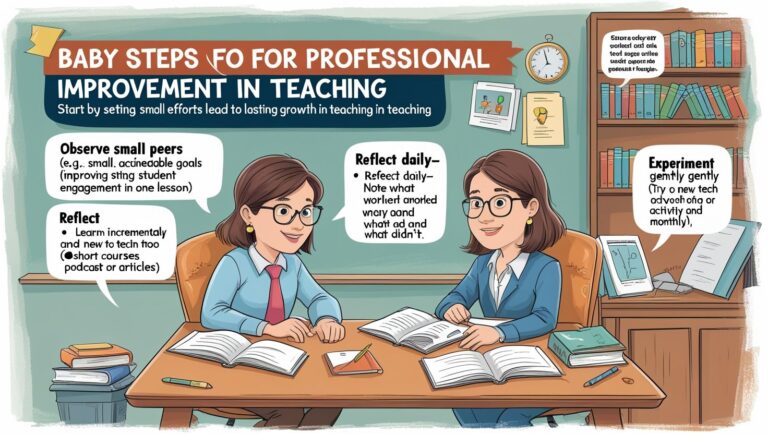 Baby Steps for Professional Improvement in Teaching