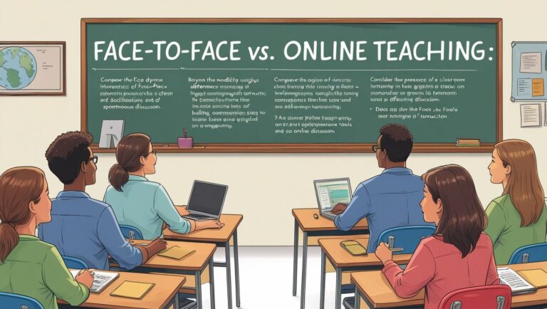 Face-to-Face vs Online Teaching