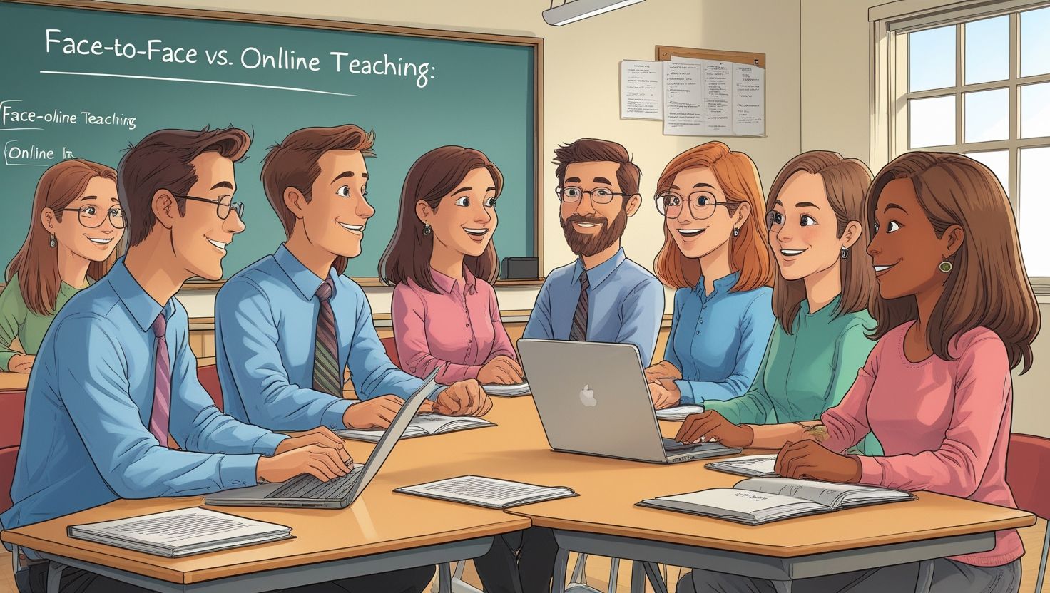 Face-to-Face vs Online Teaching - Teachers Guide