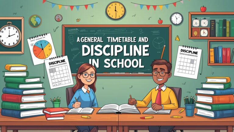 General Timetable and Discipline in School
