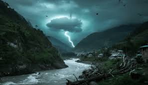 Reasons and Impact of Cloudbursts in mountainous regions