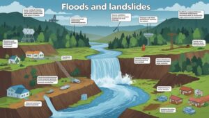 Scientific Reasons and Remedies for Floods and Landslides