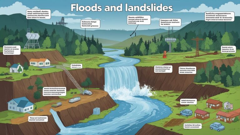 Scientific Reasons and Remedies for Floods and Landslides