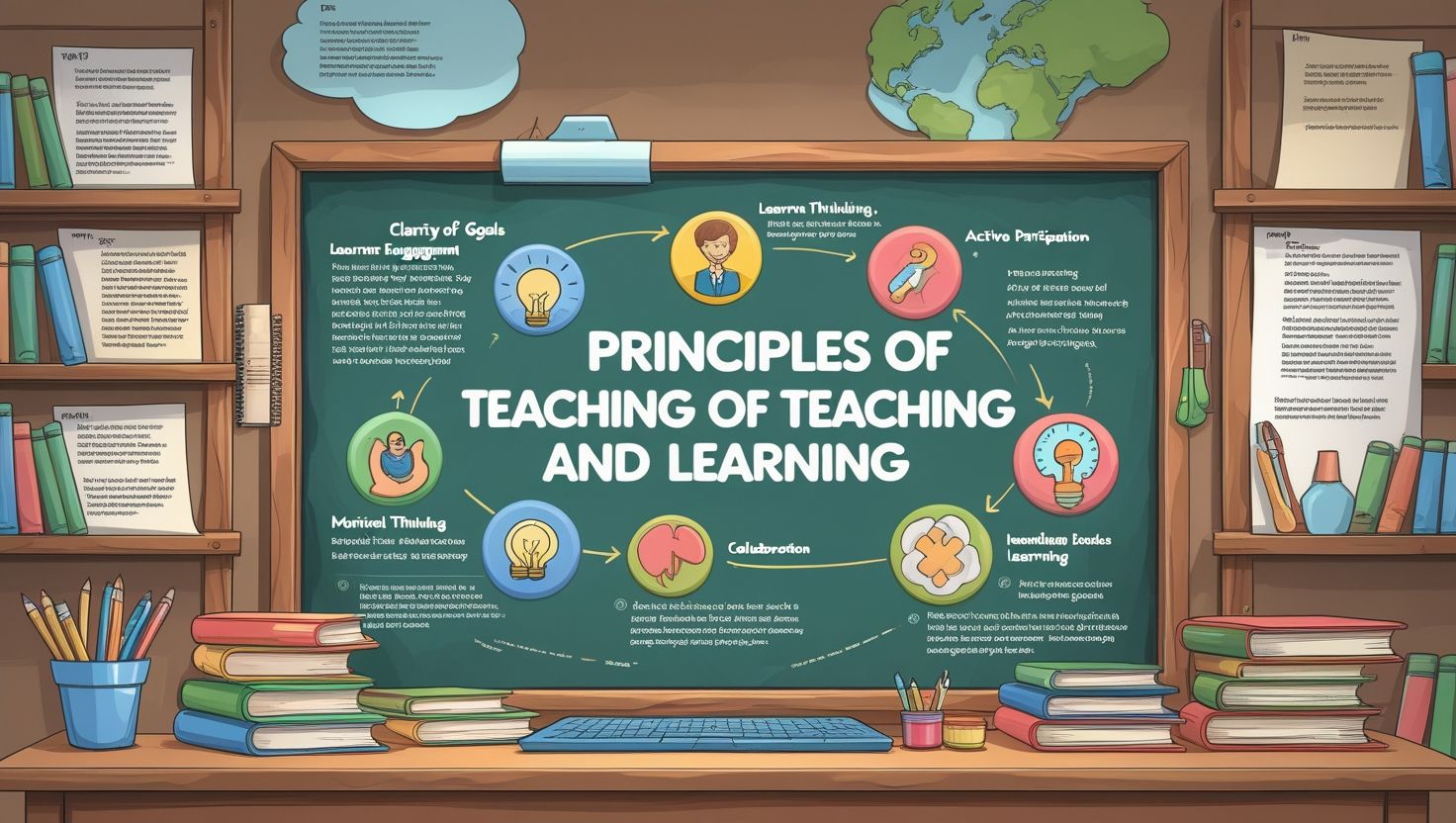 The principles of teaching and learning provide a foundation for effective education. They emphasize clarity of goals, learner engagement, relevance of content, and active participation. These principles encourage critical thinking, creativity, and collaboration. Additionally, they highlight the importance of motivation, feedback, and adaptability to individual needs. By applying these principles, teachers create meaningful learning experiences that not only transmit knowledge but also inspire lifelong learning and personal growth.