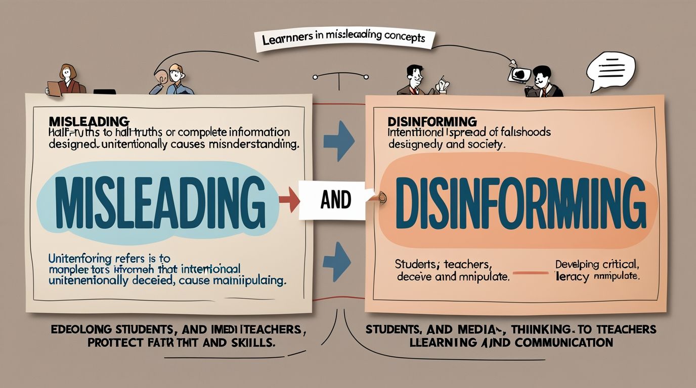 Misleading vs Disinforming - Teachers Guide