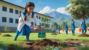 One Daughter One Tree Initiative for Climate Change