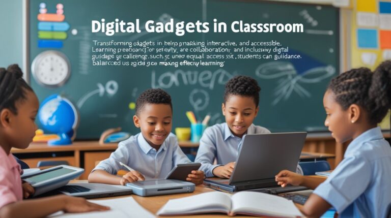 Digital Gadgets in Classroom