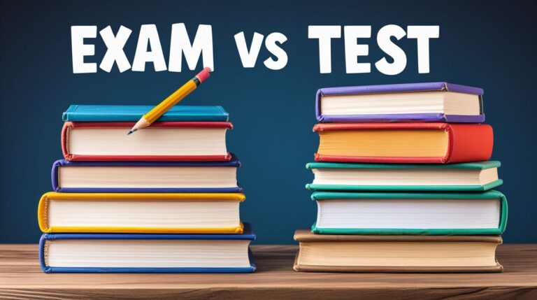 Exam vs Test in Education